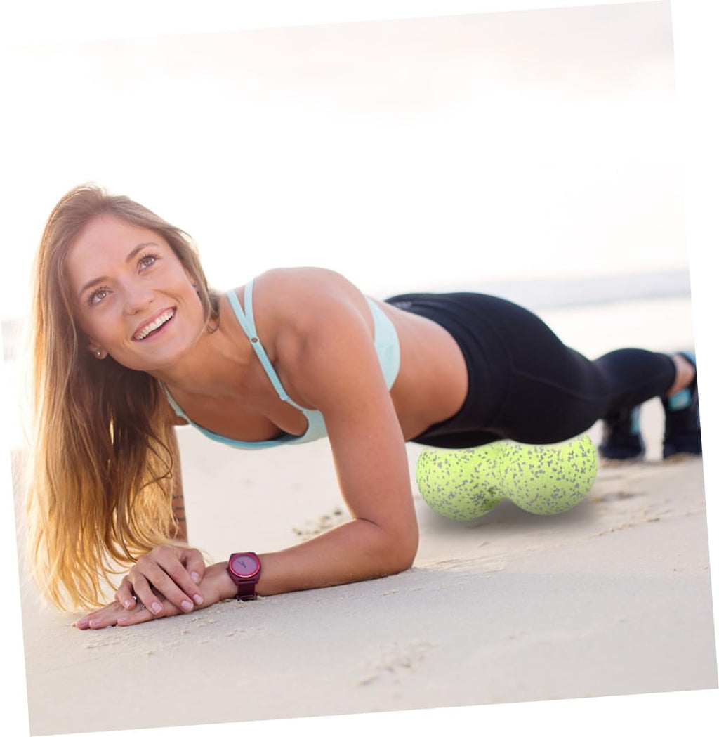 Peanut Shape Massage Ball Fluorescent Mini Foam Roller for Deep Tissue Muscle Relief Back Shoulder Neck Waist Leg