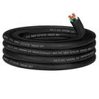 25ft SJOOW 18/3 Wire SJOOW Portable Power Cable,18 Gauge 3 Conductor Wire