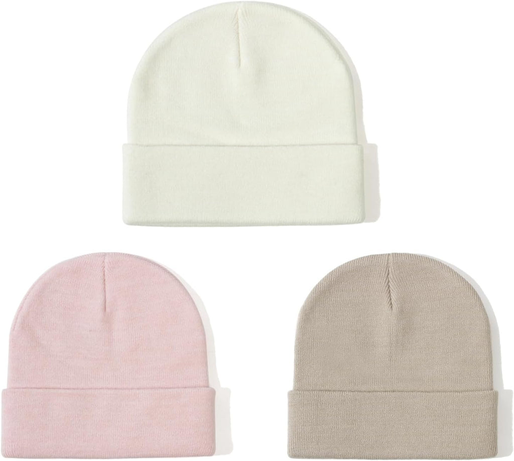 Baby Hats and Mittens Set Infant Toddler Beanie Cap Newborn Gloves for Baby
