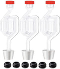 3ct. Twin Bubble Airlocks Set, Airlocks for Fermenting,Air Lock Ferment for Brewing Beer Wine Homebrew for Fermenting