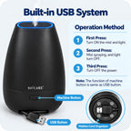 USB Portable Aromatherapy Diffuser, 7-Color LED, for Car & Office