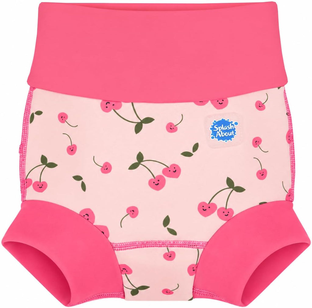 Happy Nappy Reusable Swim Diaper, Cherry Baby, 2-3 Years