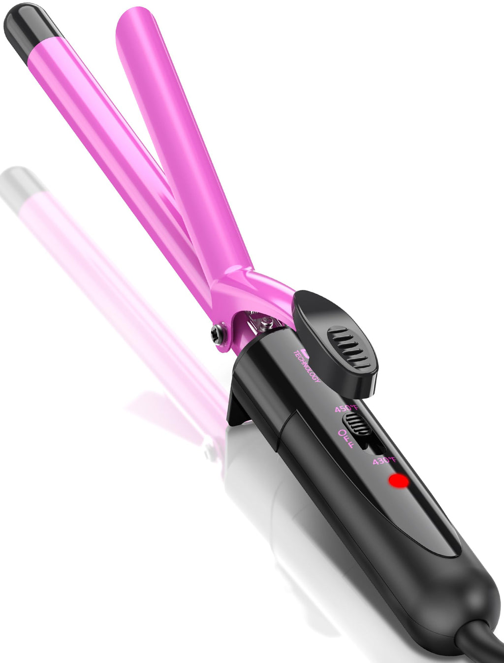 5/8 Inch Ceramic Small Curling Iron for Short Hair, 16mm Small Curling Wand