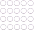DERNORD PTFE (Teflon) Tri-Clamp Gasket O-Ring - 1.5 Inch Style Fits OD 50.5MM Sanitary Pipe Weld Ferrule (Pack of 20)