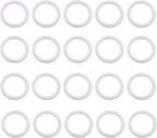 DERNORD PTFE (Teflon) Tri-Clamp Gasket O-Ring - 1.5 Inch Style Fits OD 50.5MM Sanitary Pipe Weld Ferrule (Pack of 20)