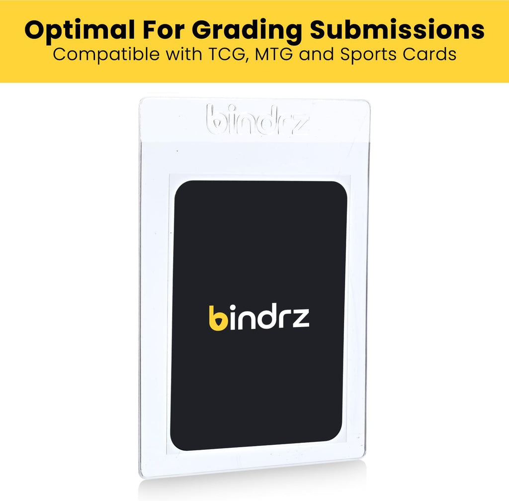 50 Semi Rigid Card Holder, 3 5/16" x 4 7/8" | with 1/2" Lip, PSA, BGS, SGC & CSG Grading Submission Sleeves