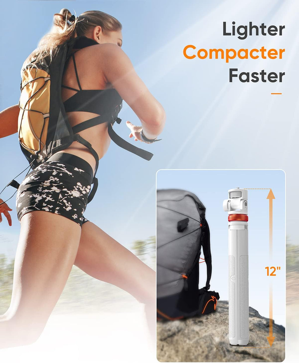 62" Tripod for iPhone, Sturdy Selfie Stick Tripod with Remote & Lightweight Phone Stand, Solidest Portable Cell Phone