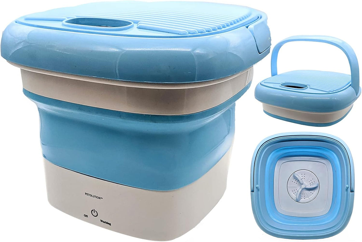 Mini Portable Washing Machine - Folding Washing Machine - Bucket Washer for Clothes Laundry- Collapsible Washing