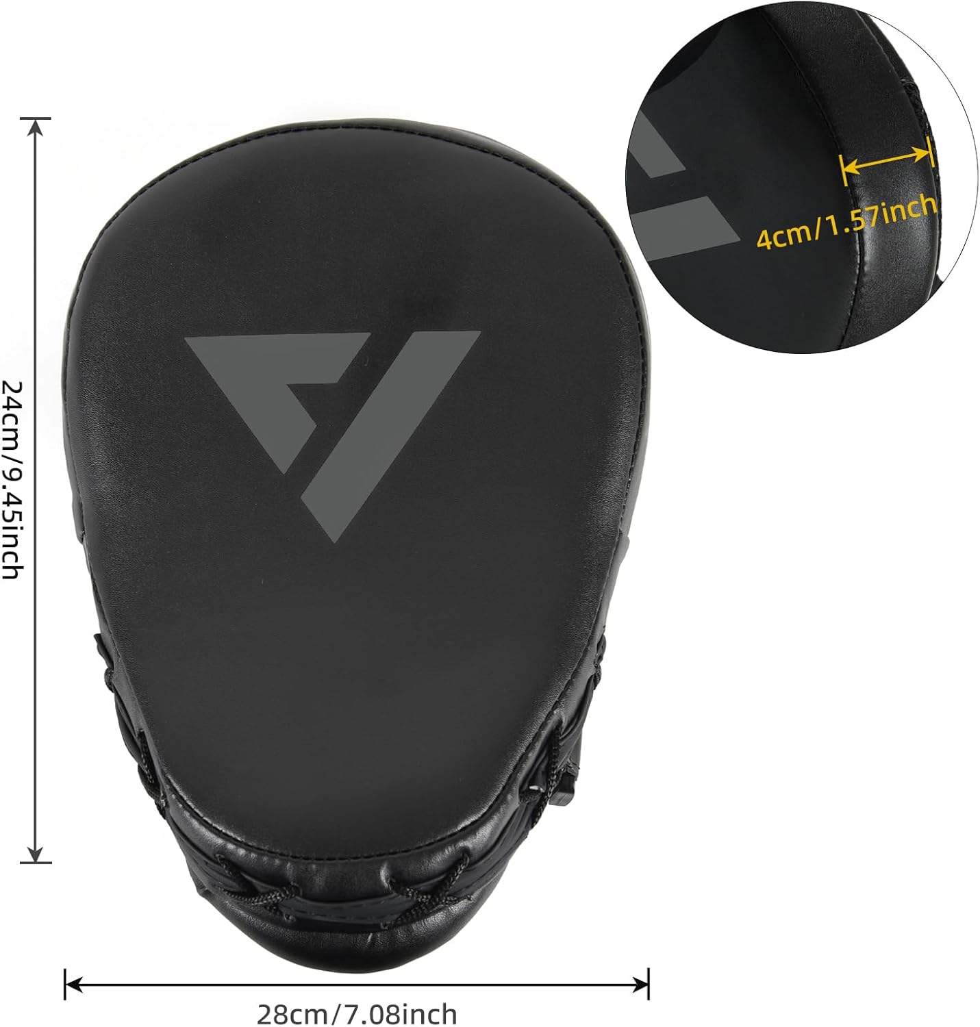 Boxing Pads Punching Mitts for Training,Muay Thai,Martial Arts | Curved Focus Punch Mitts