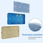 Autoclavable Instruments Sterilization Tray Case Plastic with Silicone Mat Storage Box S/M/L Size for