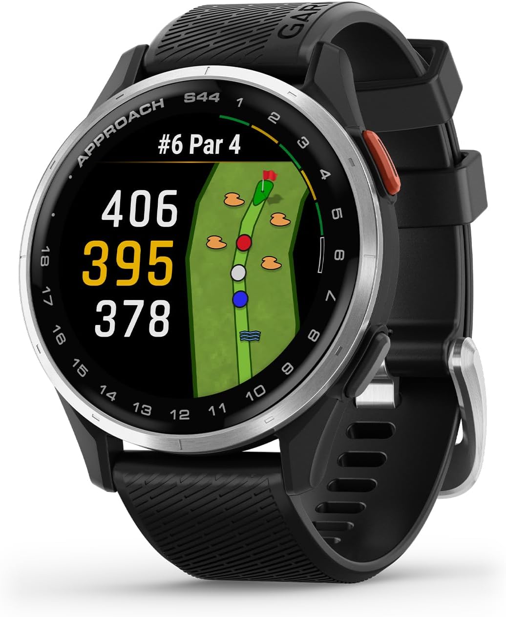 Garmin Approach S44, Golf GPS Smartwatch, 43mm, Black