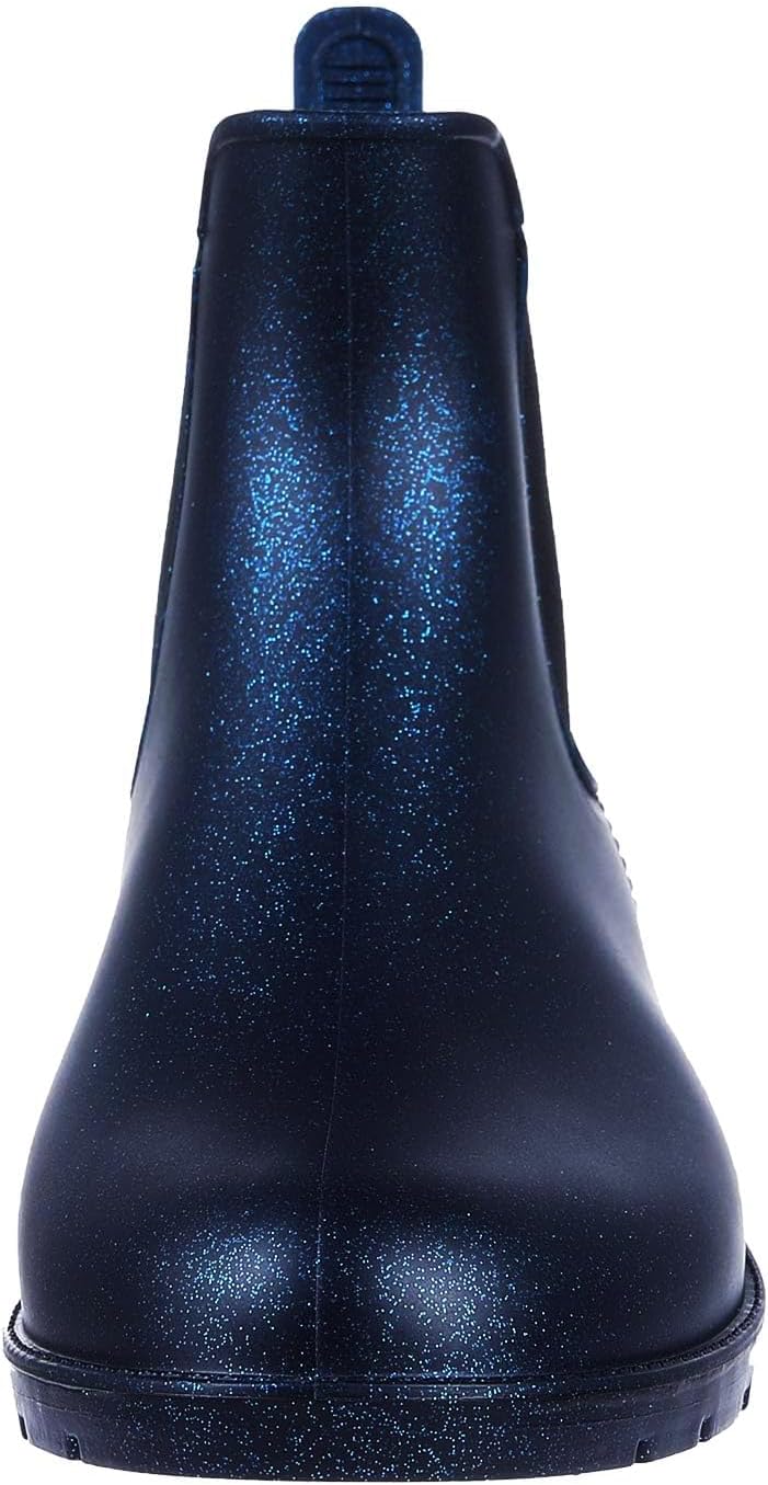 Women's Ankle Rain Boots Waterproof Chelsea Boots | Stylish Matte Finish, Easy On&Off, Non Slip, Ideal for Rainy Commute