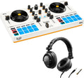 Hercules DJControl Mix Ultra DJ Controller with Protective Cover Bundle with Hercules HDP DJ45 Closed-Back, Over-Ear