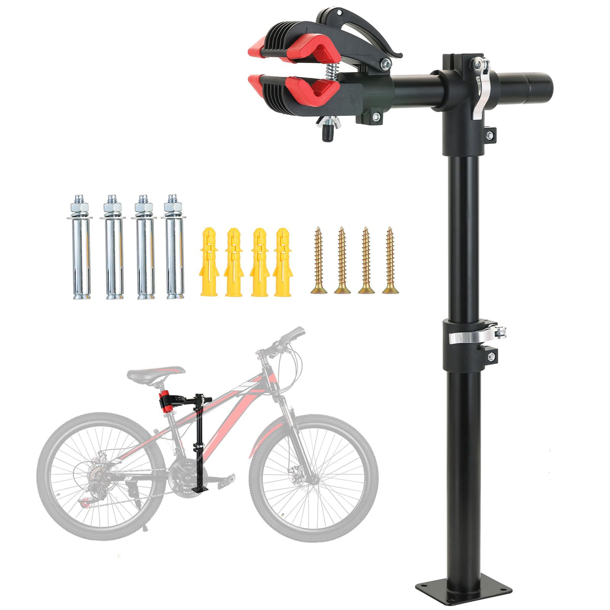 Height Adjustable Bike Repair Stand Bench Mount