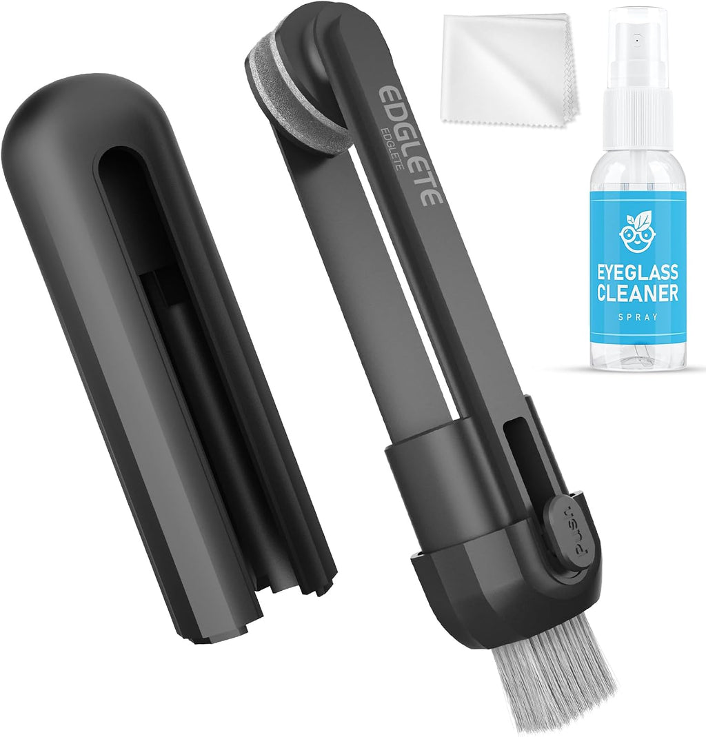 Glasses Cleaner Eyeglass Cleaning Kit, Lens Cleaners Spray with Microfiber Cloth, Portable Glasses Cleaning Kit for