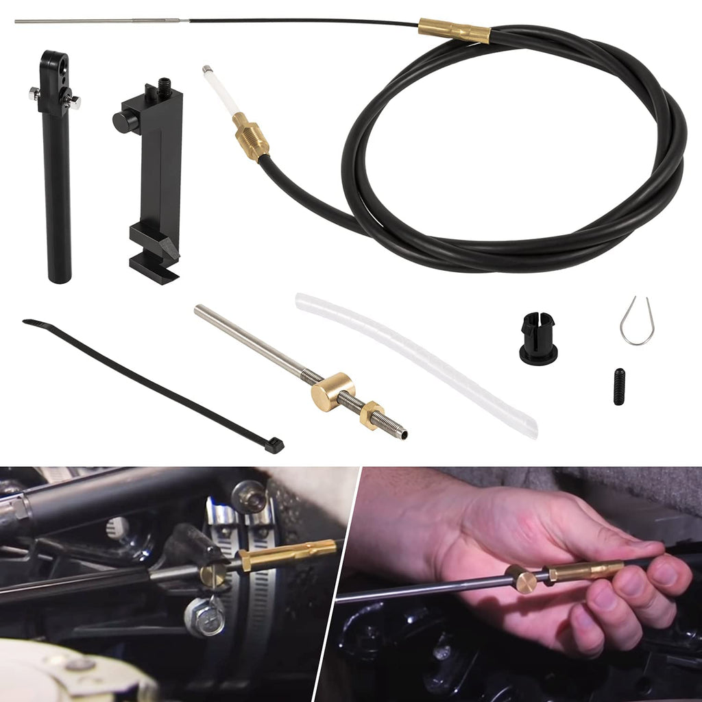 for Mercruiser Shift Cable Fit Alpha one Gen 1&2, MC-I, MR, R 1978-Newer Stern Drive Lower Shift Cable Replace 865436A02,19543A10