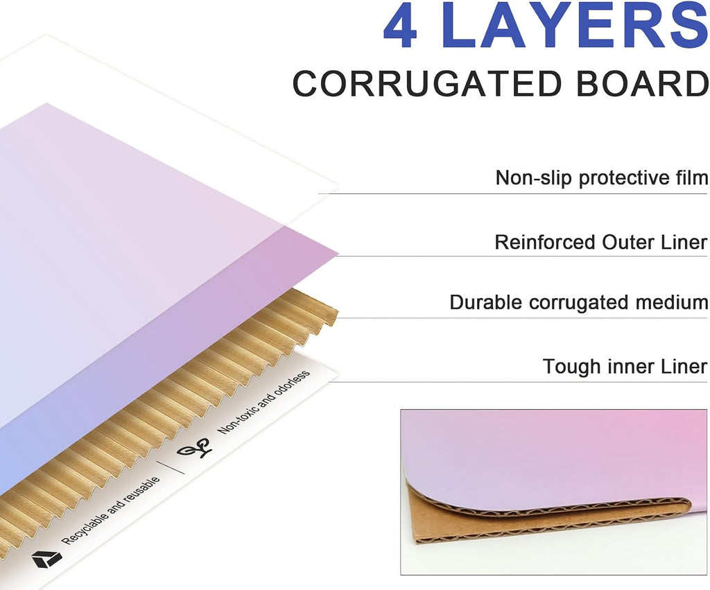 10x7x6 Shipping Boxes for Small Business, 30Pack Purple Cardboard boxes