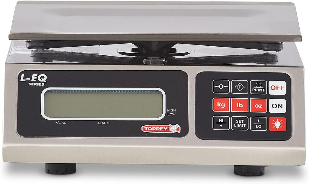 LEQ 5/10 High Precision Digital Portion Control Scale, Stainless Steel Construction, 5 kg/10 lb. Capacity
