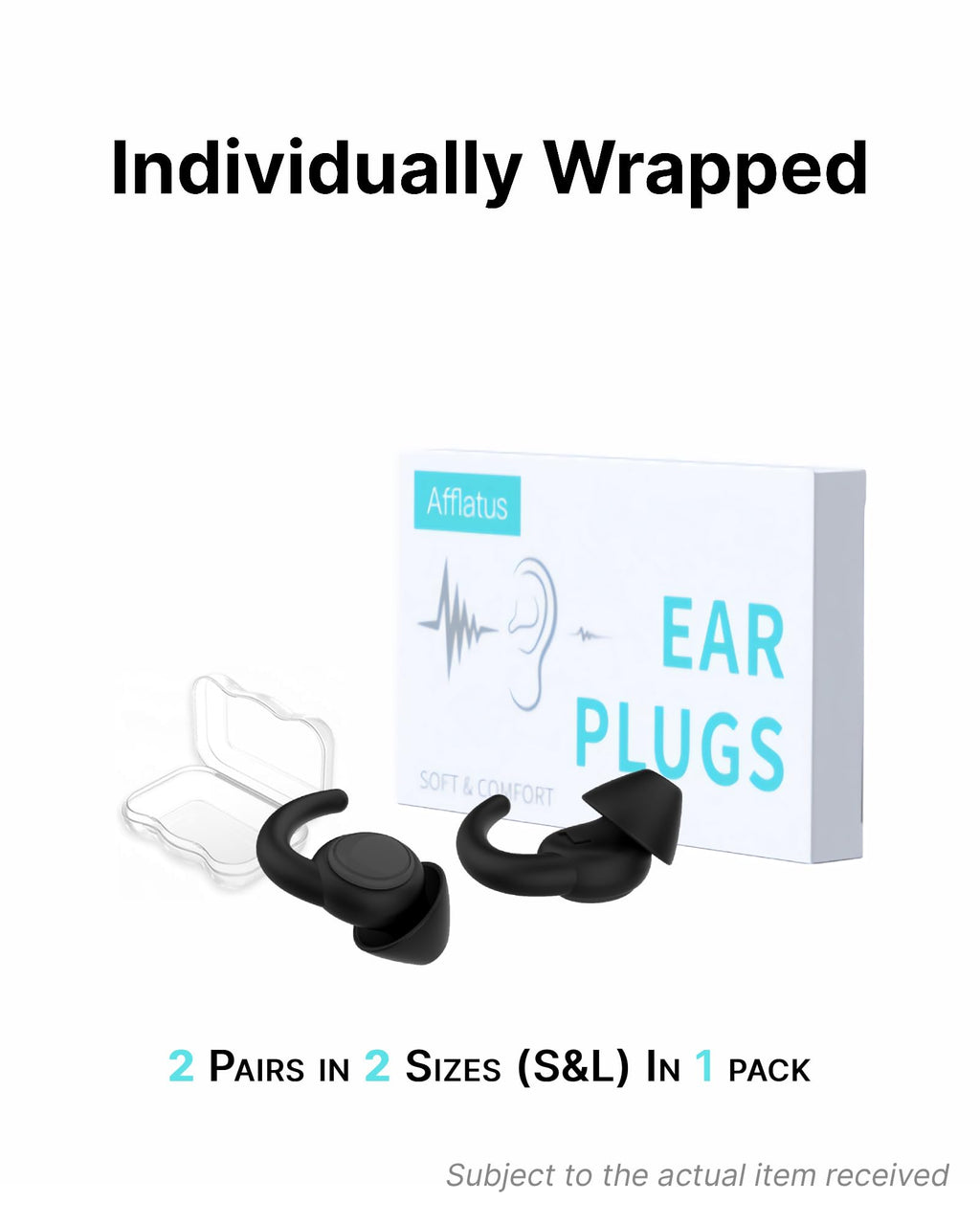Ear Plugs for Sleep and Noise Reduction, Soft & Comfort, 26dB