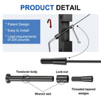 [Patent] BLIKA 20Pack 1/8" Black Swageless Invisible Cable Railing Hardware
