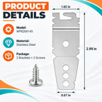 Dishwasher Mounting Bracket Kit for Maytag MDB4630AWB1