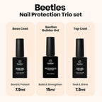 Beetles Builder Gel with Base & Top Coat, 3 Pcs Gel Builder Starter Set