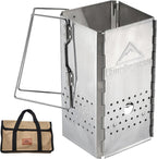 Portable Charcoal Chimney Starter Stainless Steel MT-18