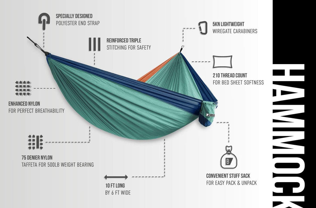 Double Hammock by Bear Butt