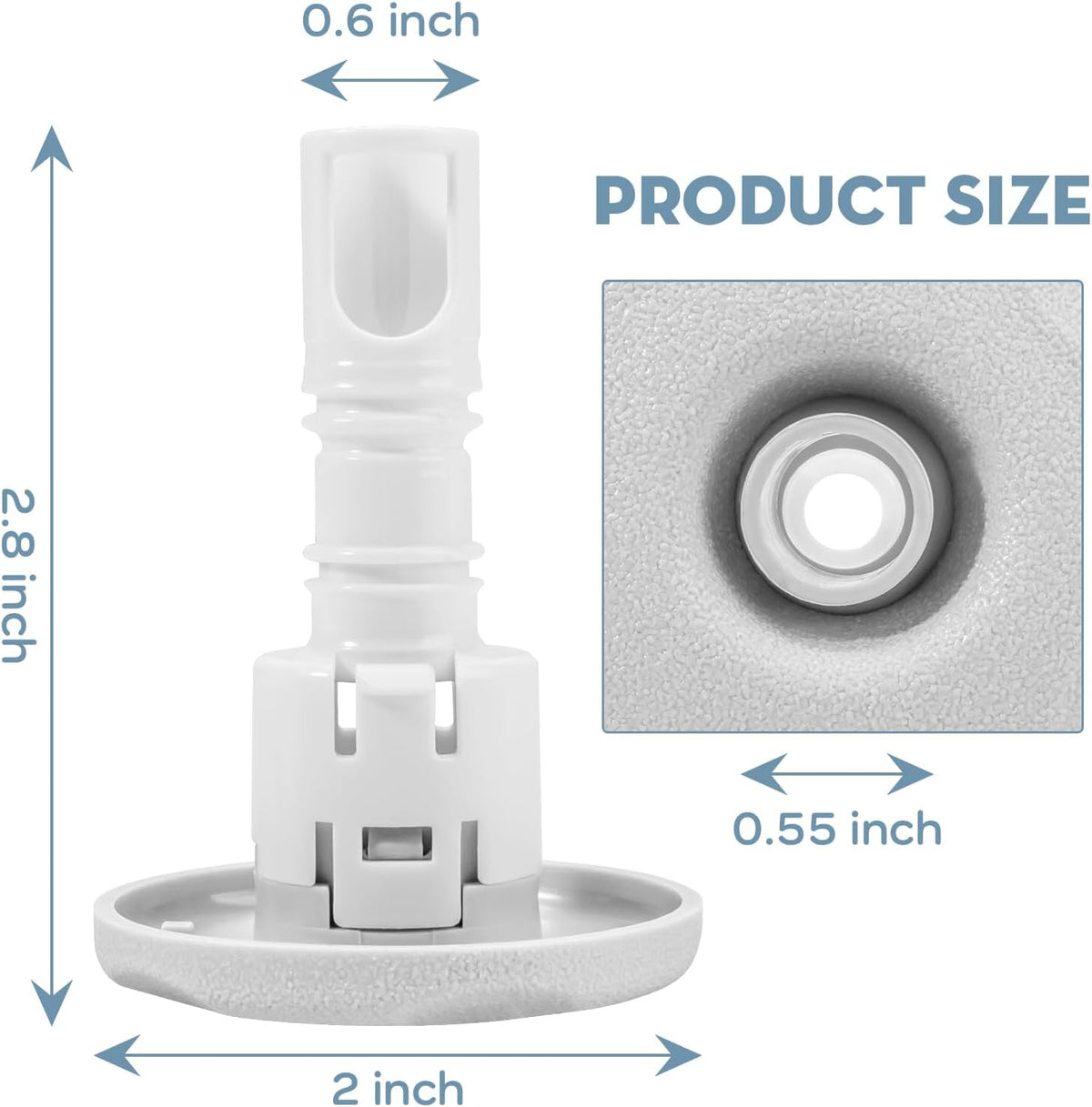 2" Spa Hot Tub Jet Replacements for Cluster Storm 212-1549 Directional Jet