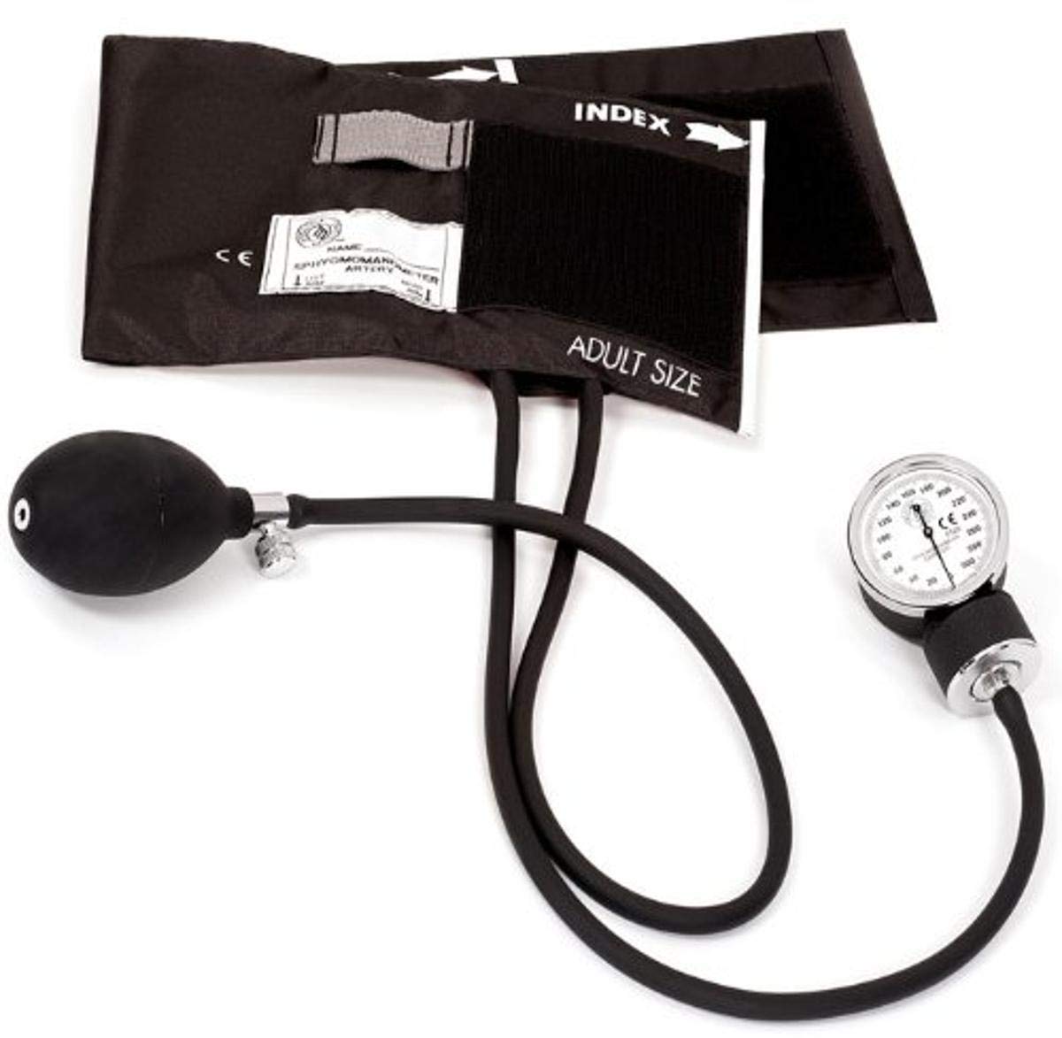 79-BLK Standard Aneroid Sphygmomanometer,Black