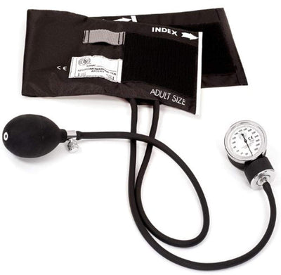 79-BLK Standard Aneroid Sphygmomanometer,Black
