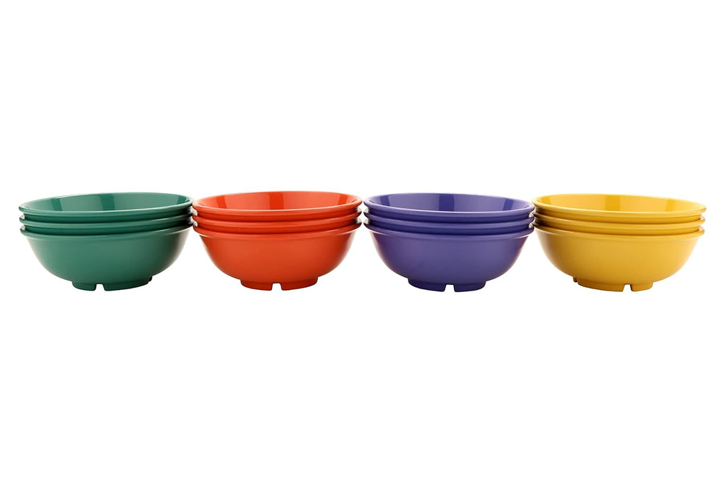 24 oz Melamine Bowl Colors (Set of 4)