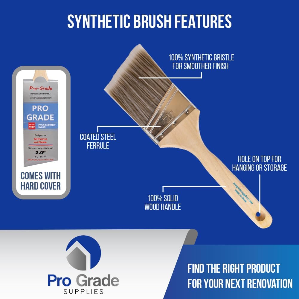 Paint Brushes - 12Ea 3" Angle Brushes