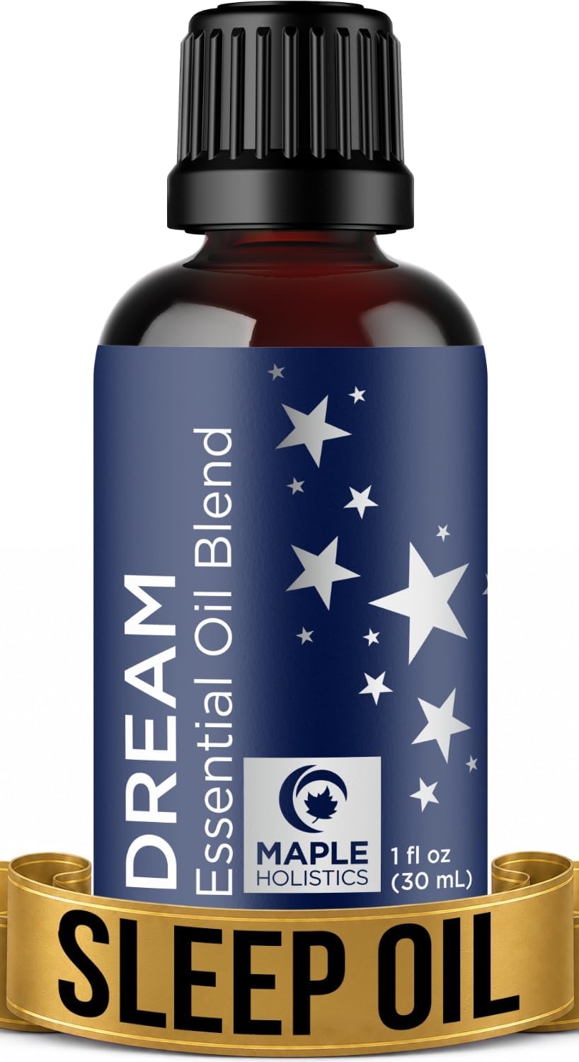 Sleep Essential Oil Blend for Diffuser - Dream Essential Oils for Diffusers Aromatherapy and Relaxation with Clary