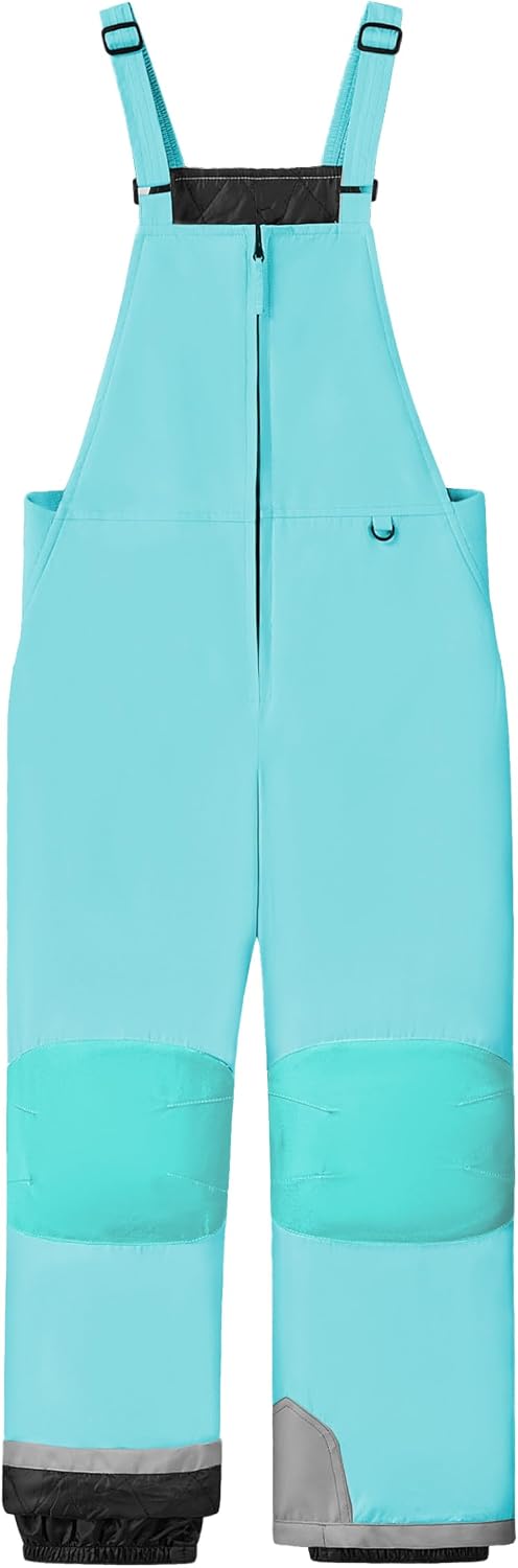 Kids Waterproof Ski Bib Boys Girls Winter Snow Pants