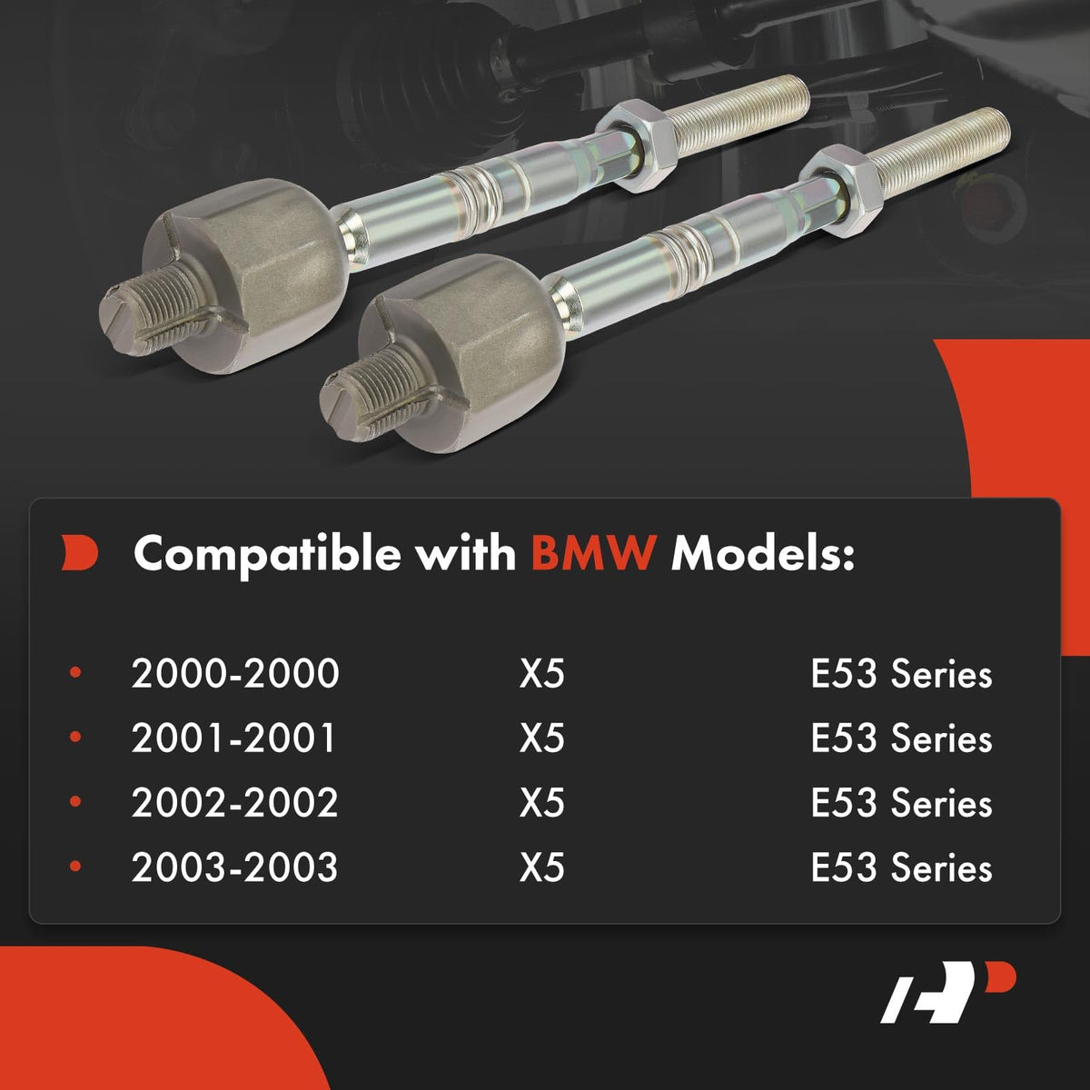 A-Premium Front Inner Tie Rod End, Compatible with BMW