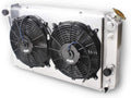 OHOB-COOL 3 Row Full Aluminum Radiator with Fan For 1984-1990 Chevy Corvette 5.7L V8 /1982-2002 S10 Conversion LS
