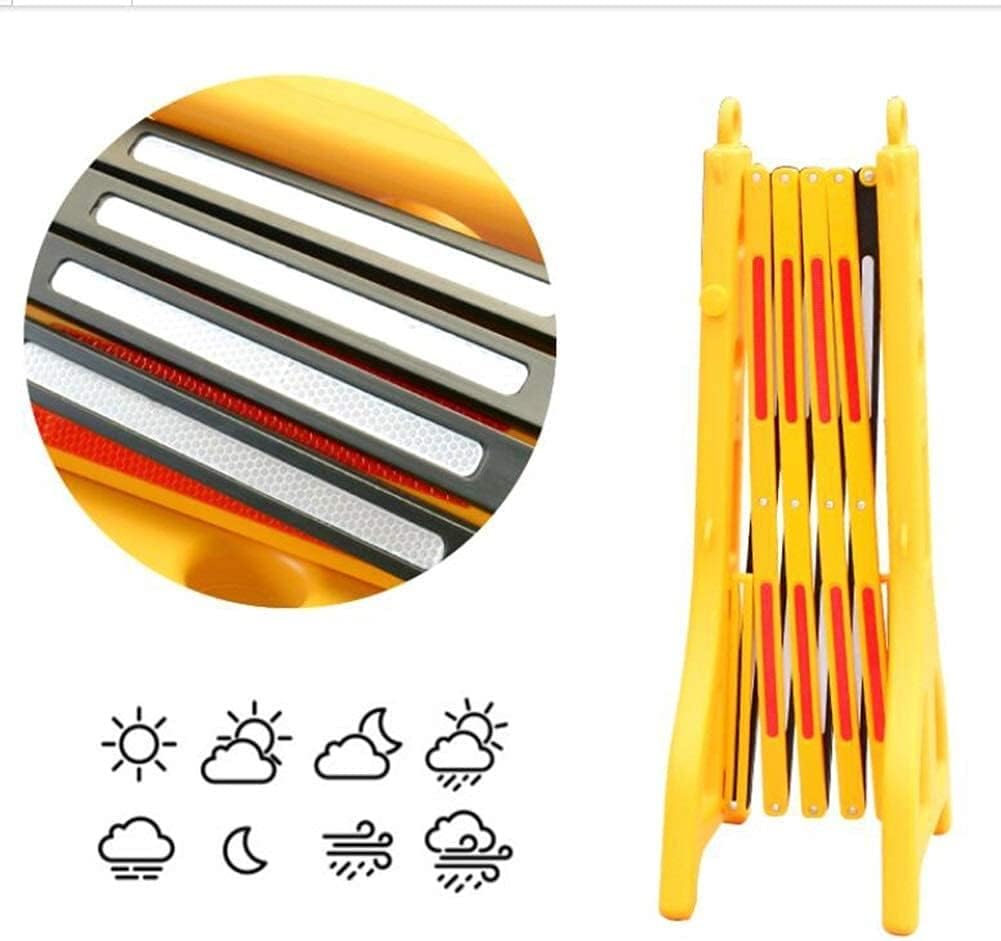 Parking Barrier Expandable Safety Barricades, Mobile Barricade, Road Fence Plastic Barrier Water Filled W/Reflective