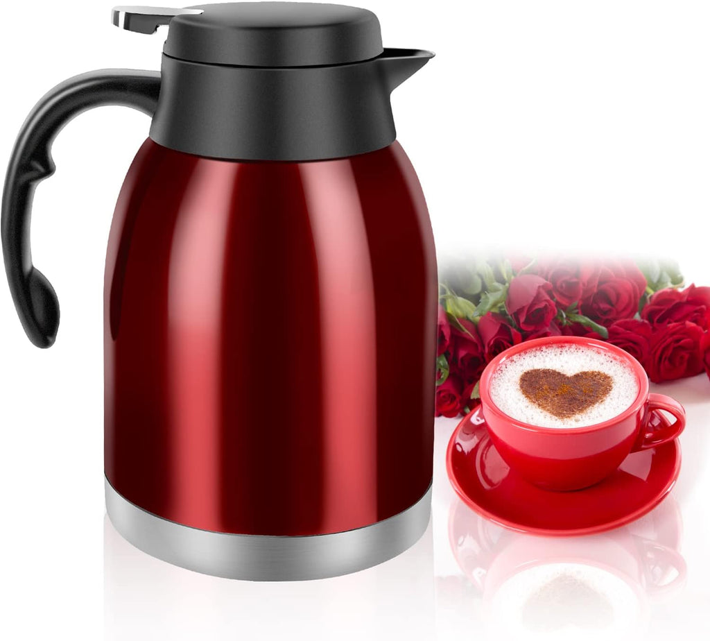 54oz Thermal Coffee Carafe, Stainless Steel Insulated Vacuum Coffee Carafes