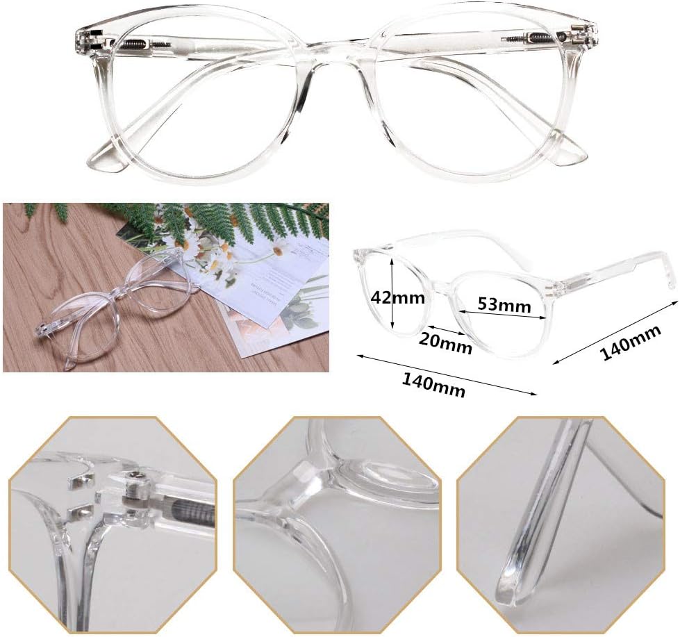 3 Pack Reading Glasses Spring Hinge Stylish Readers Black/Tortoise for Men and Women