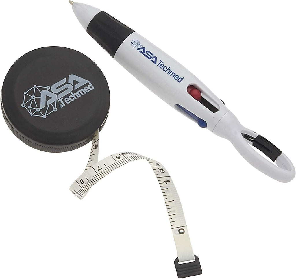 Dual Head Stethoscope w/Snellen Eye Chart, Taylor Percussion Hammer, Otoscope w/Batteries, LED Pupil Gauge Penlight