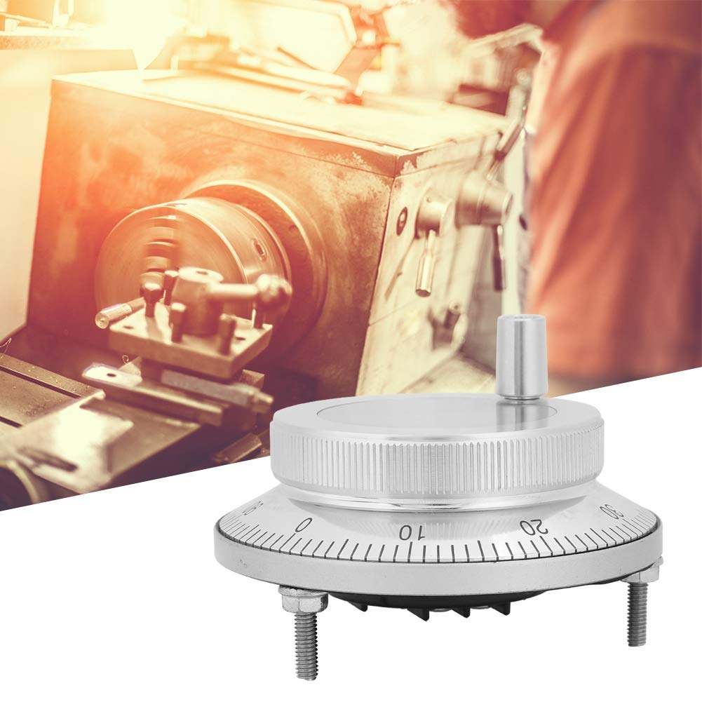 Garosa 6 Terminal Manual Pulse Encoder 100PPR 5V Electronic Hand Wheel Manual Pulse Encoder Rotary Knob Encoder for CNC Mill Router Control System 80mm
