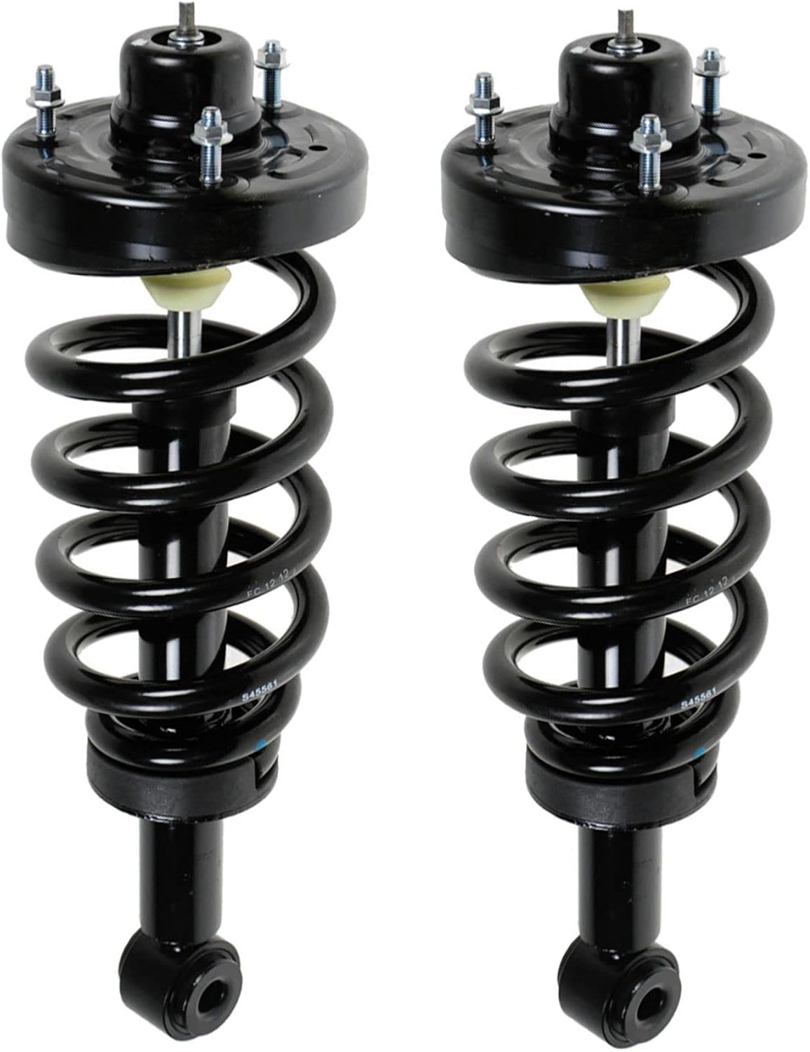 TRQ Rear Strut and Spring Assembly Set