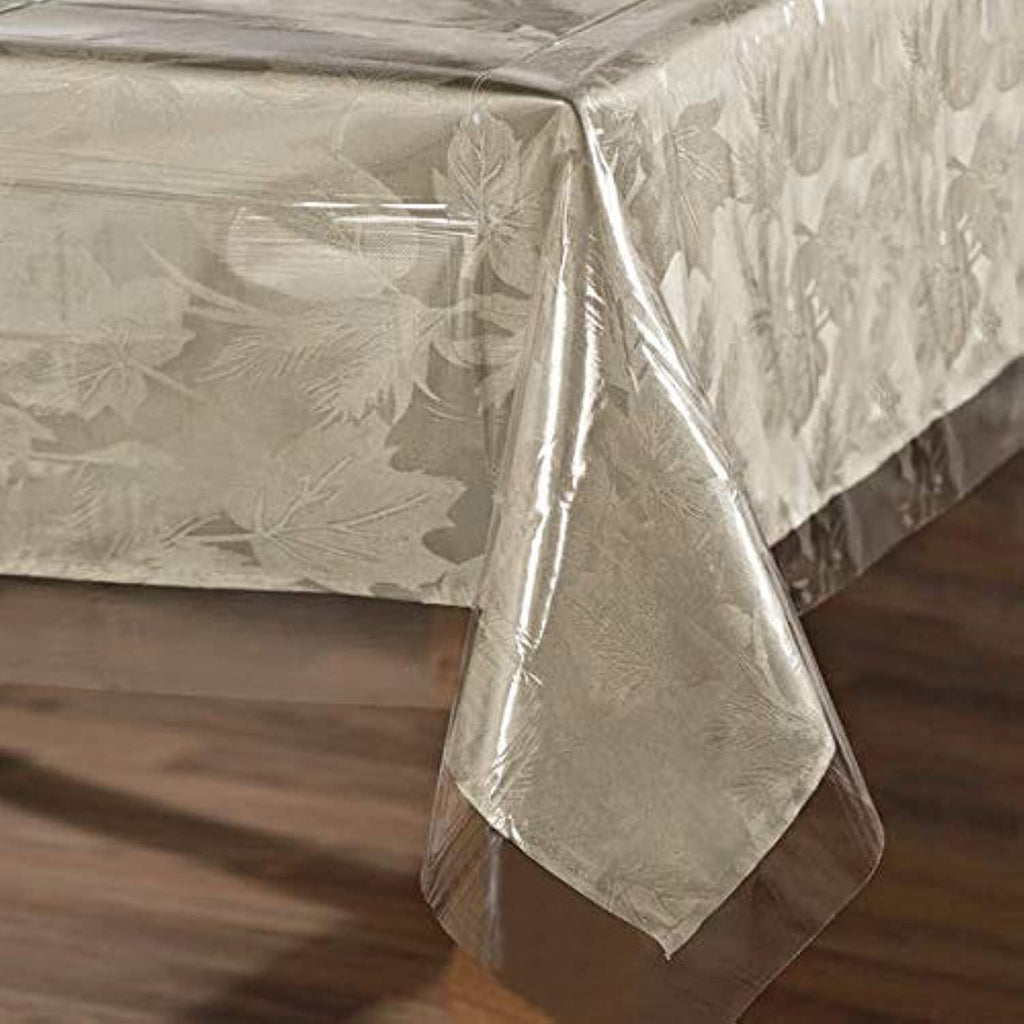Clear Plastic Table Cover Protector Waterproof Tablecloth 54x78 Inch