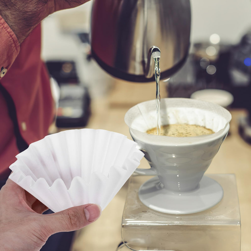 50 Pack Paper Espresso Filter Cups for Coffee Filtering