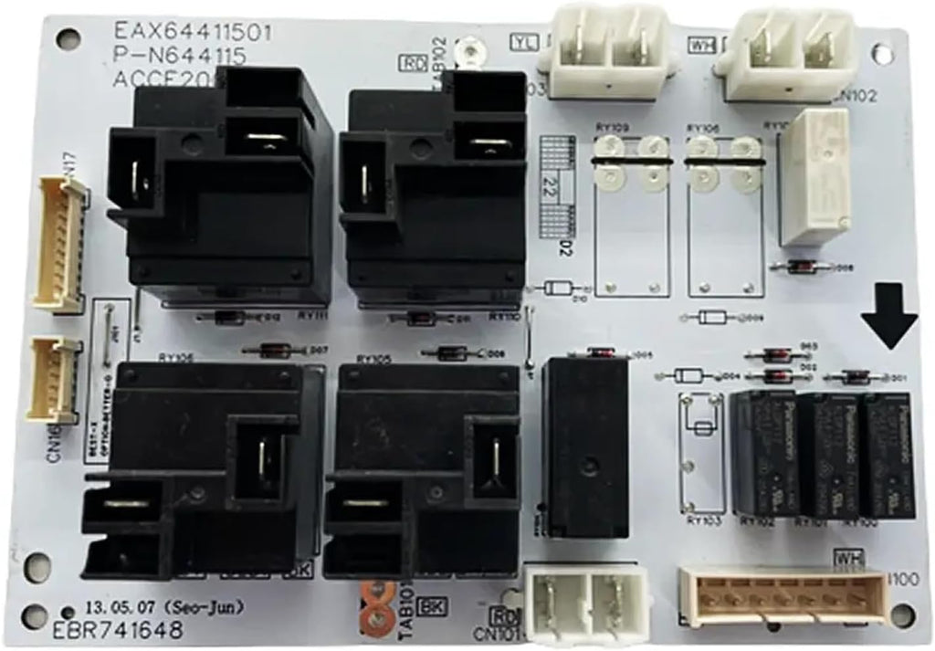 Oven Ranges Relays Control Board EBR74164805 Oven Temperature Control Board Replacement Part for LRE3021ST LRE3083SW