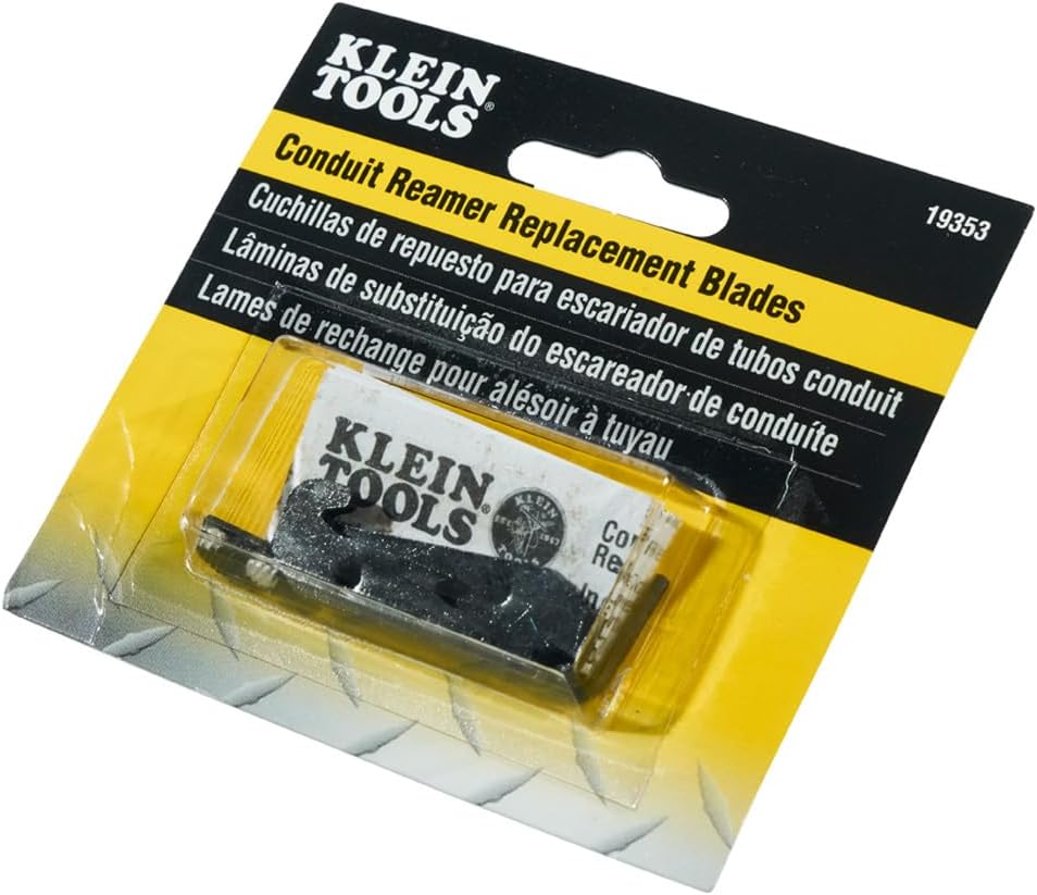 Klein Tools 19353 Conduit Reamer Replacement Blade Kit, Made in USA