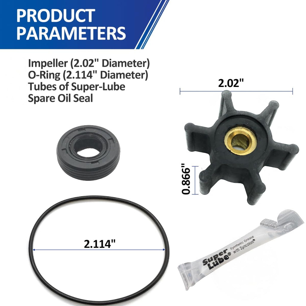 REPLACEMENTKITS.COM Impeller, O-Ring & Oil Seal Kit
