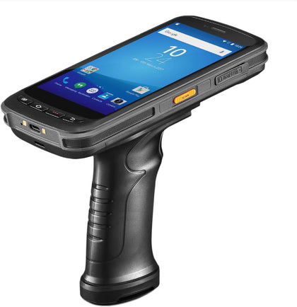 Android 11 Handheld Data Terminal with 1D & 2D QR PDF17 Barcode Scanner GPS 4G Wi-Fi GMS Data Collector,4G+64G