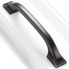 Oil Rubbed Bronze Cabinet Pulls 3-3/4 Inch Drawer Pull 10 Pack 8222